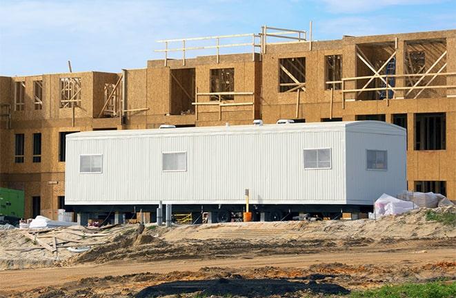 temporary office space for rent on a construction site in American Canyon